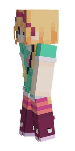 Orange skin: body, left side render