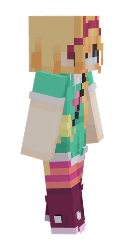 Orange skin: body, right side render