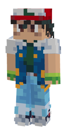 Blue skin: body, front render