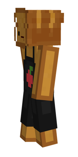 Black skin: body, left side render