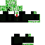 Black skin: raw texture render
