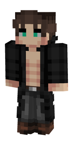 Black skin: body, front render