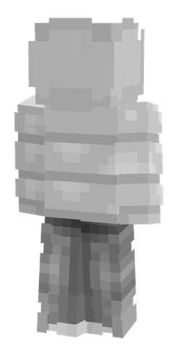 Gray skin: body, back render
