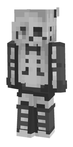 Black skin: body, front render