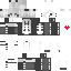 Black skin: raw texture render