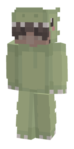 Green skin: body, front render