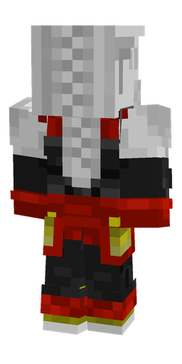 Black skin: body, back render