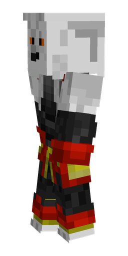 Black skin: body, left side render