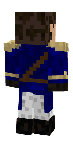 Black skin: body, back render