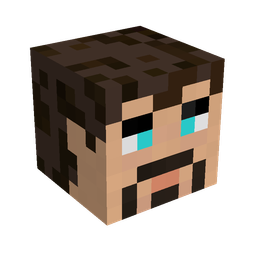 Black skin: head render