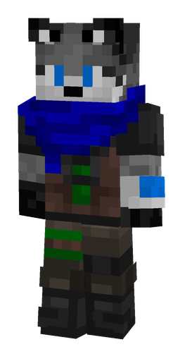 Black skin: body, front render
