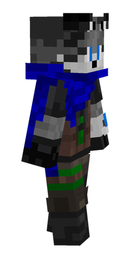 Black skin: body, right side render