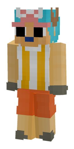 Blue skin: body, front render