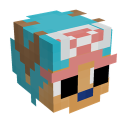 Blue skin: head render