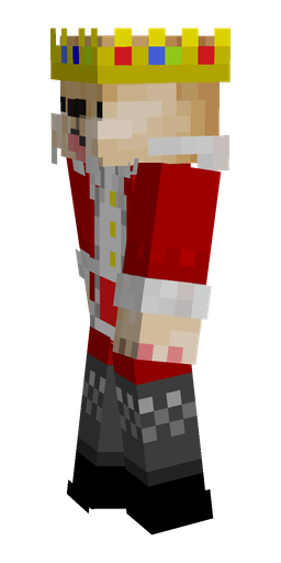 Black skin: body, left side render