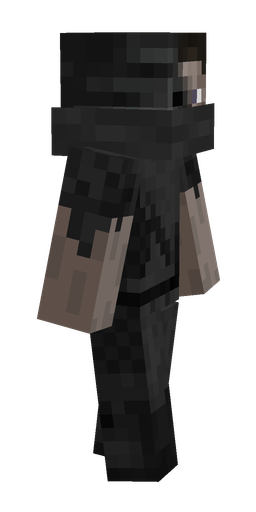 Black skin: body, right side render