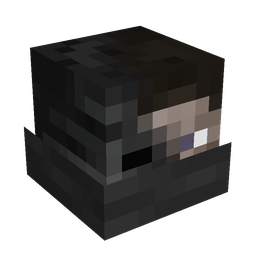 Black skin: head render