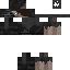 Black skin: raw texture render