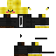 Black skin: raw texture render