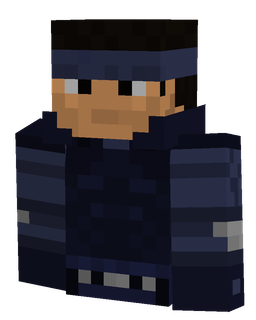 Black skin: bust render