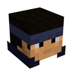 Black skin: head render