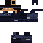 Black skin: raw texture render