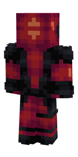 Black skin: body, back render