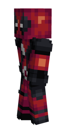 Black skin: body, left side render