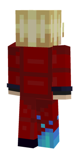 Red skin: body, back render