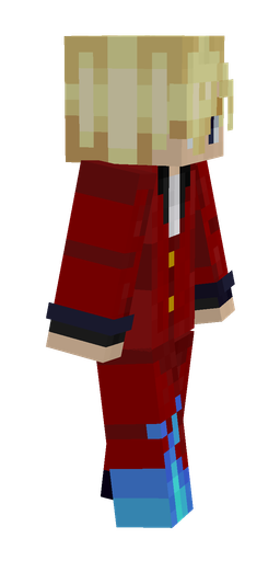 Red skin: body, right side render
