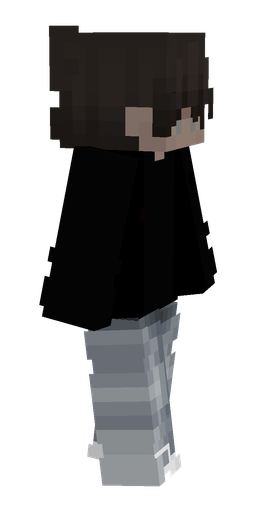 Black skin: body, right side render
