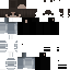 Black skin: raw texture render