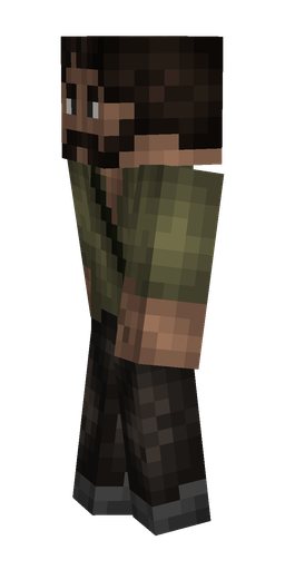 Black skin: body, left side render