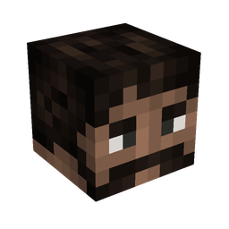 Black skin: head render