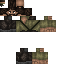 Black skin: raw texture render