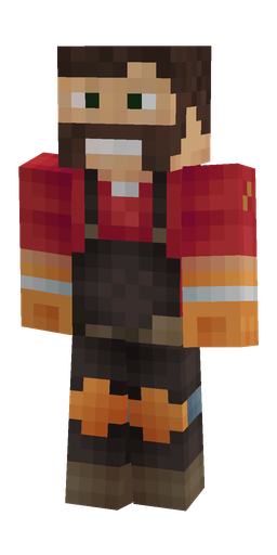 Black skin: body, front render