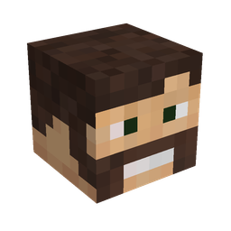 Black skin: head render