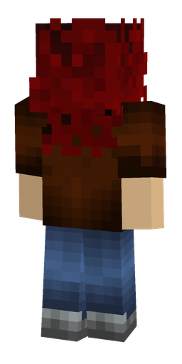 Blue skin: body, back render