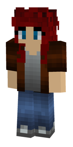 Blue skin: body, front render