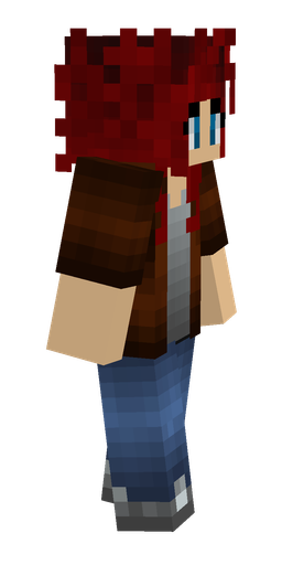 Blue skin: body, right side render