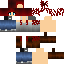 Blue skin: raw texture render