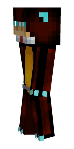 Black skin: body, left side render