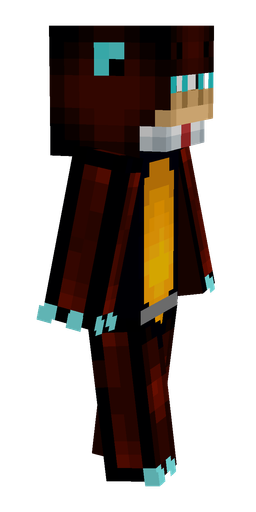Black skin: body, right side render