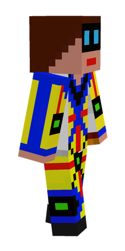 Black skin: body, right side render