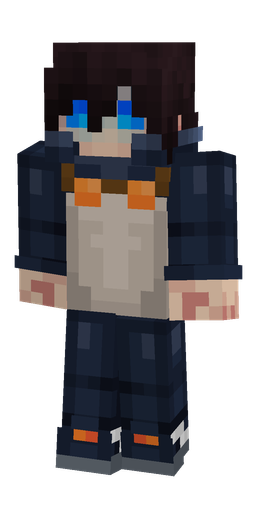 Black skin: body, front render