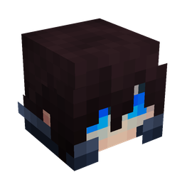 Black skin: head render