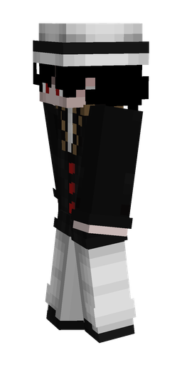 Black skin: body, left side render