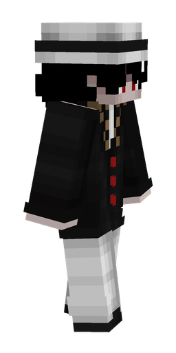Black skin: body, right side render