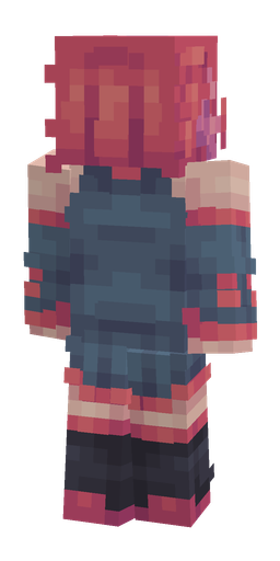 Blue skin: body, back render