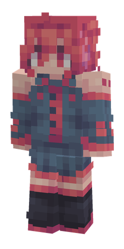 Blue skin: body, front render